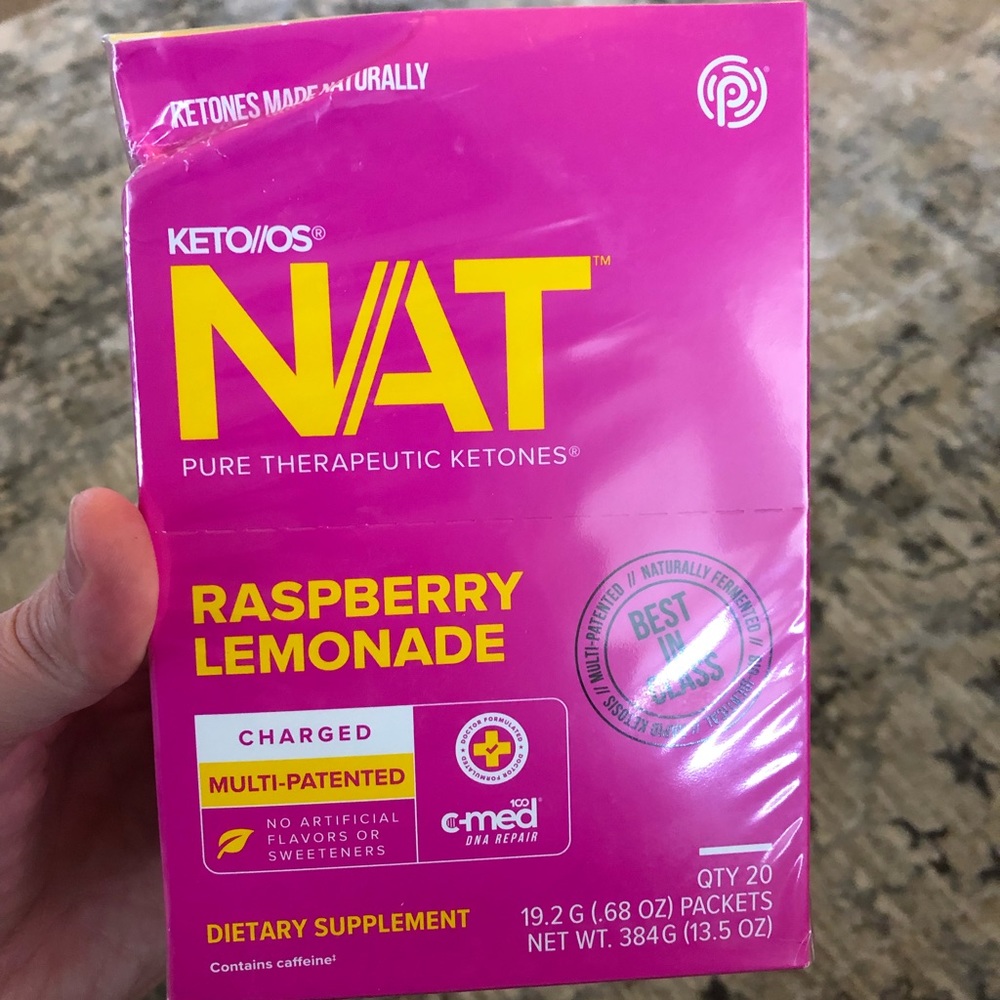 Keto / OS Nat raspberry lemonade Pruvit box